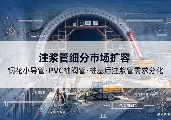 泗县注浆管细分市场扩容，隧道钢花小导管、PVC 袖阀管、桩基后注浆管需求分化